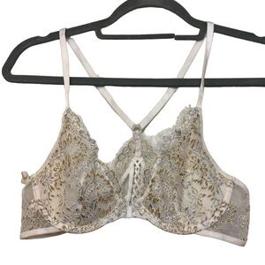 Lace Underwire Front Close Bra 34B